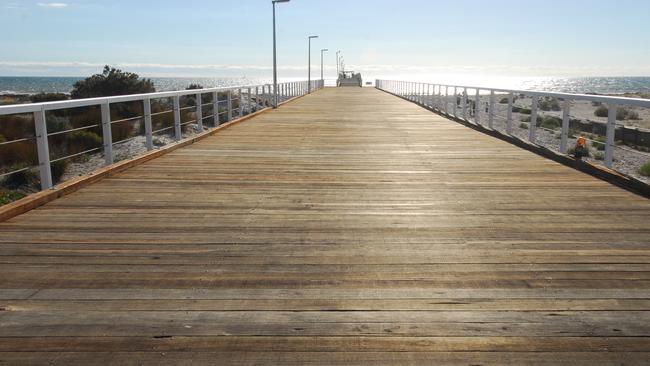 Historic Largs Bay Jetty reopens after $300,000 overhaul and old wood ...