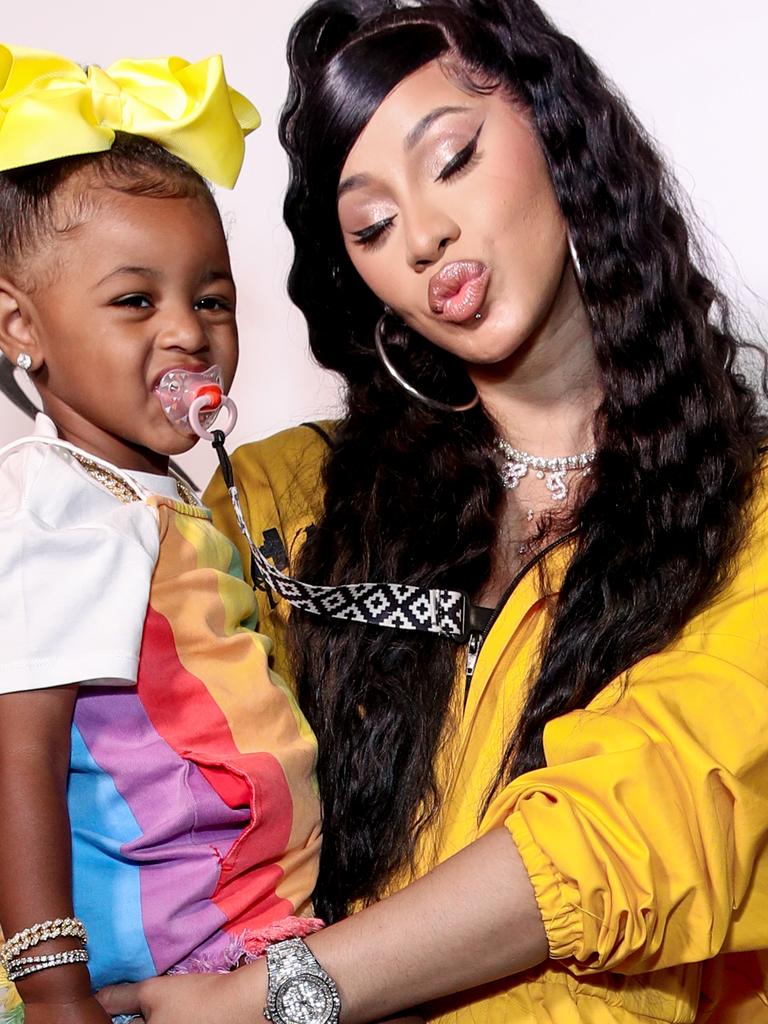 Cardi B with her daughter Kulture Kiari. Picture: Rich Fury/Getty Images for Def Jam Recordings