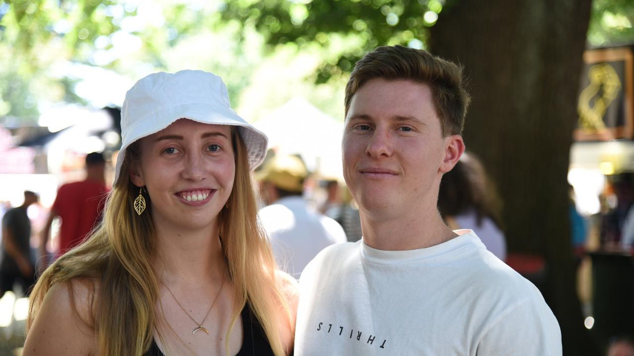 Amy Pegg and Ryan Woodworth at Day 3 of Launceston Festivale 2023. Picture: Alex Treacy