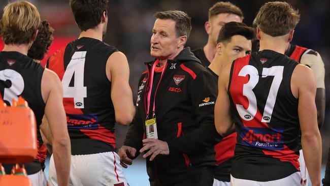 John Worsfold is confident in Essendon’s succession plan. Picture: Michael Klein