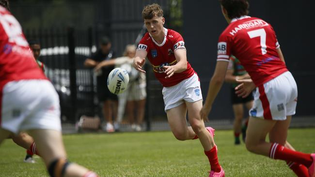 Five-eighth Beau Baldock crossed for a hat-trick in the big win. Picture: Warren Gannon Photography