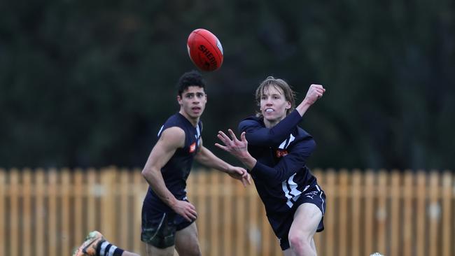 Lachie Jaques won the Falcons’ best and fairest. Picture: Rob Lawson/AFL Photos