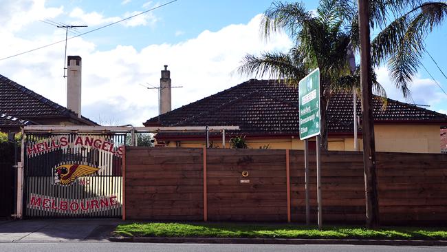 Hells Angels headquarters on Heidelberg Rd, Alphington.