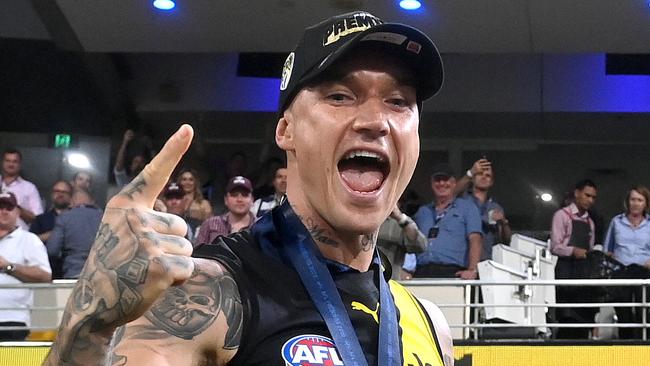 Richmond star Dustin Martin is a big fan of Sydney. Picture: Getty Images