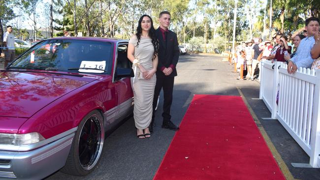 Jaedyn Rooney at the North Rockhampton High School Formal 2023.