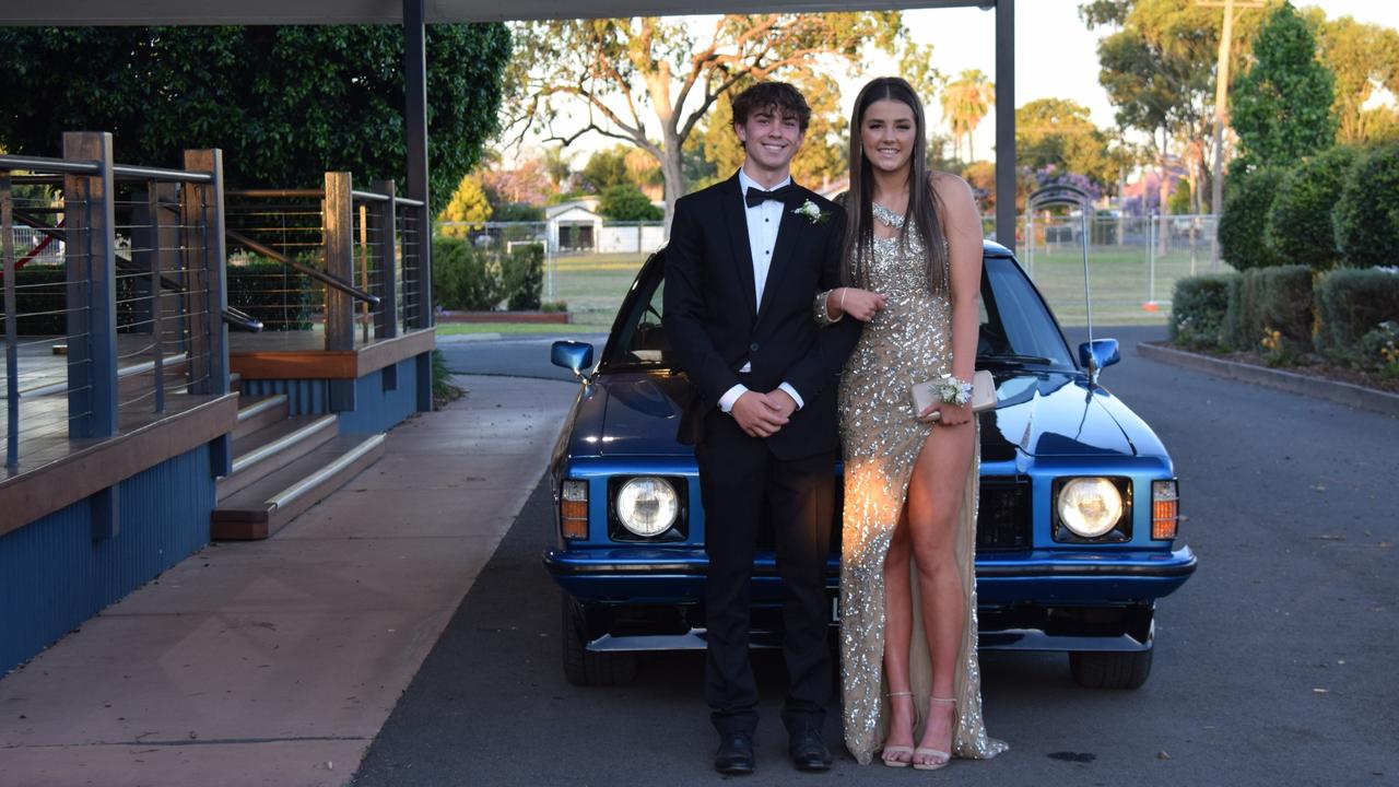 Dan O'Callaghan and Chloe Donaldson at the Our Lady of Southern Cross College formal 2022. Picture: Emily. Devon