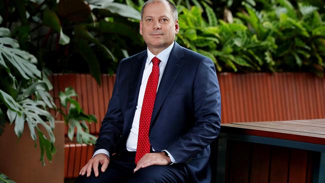 Westpac chief executive Peter King says business is looking for a clear timeline, an integrated plan between the states and the federal government. Picture: Jane Dempster