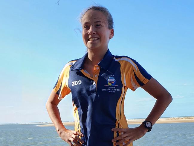 Ayr Surf Life Saving's Isabella Maloney has been named Under 14 Junior Surf Lifesaver of the Year at SLSQ’s annual Awards of Excellence.