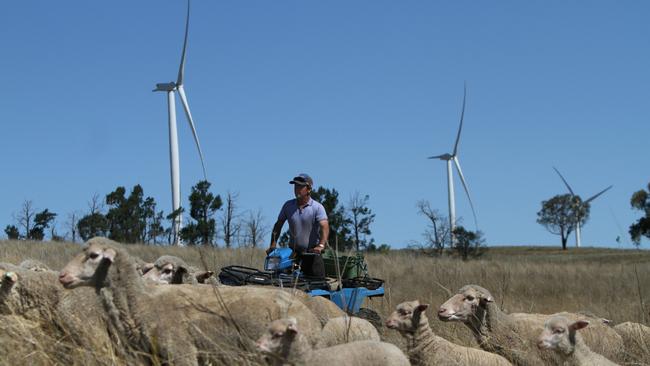 People in the regions have experienced the rapacious demand for land required to generate a moderately respectable amount of power from wind and solar. Picture: Dean Marzolla