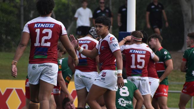 Meninga Cup semi-final action between the Redcliffe Dolphins and Wynnum-Manly Seagulls. Saturday April 15, 2023.