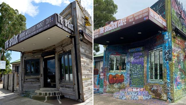 The Shack in penrith has had a $50,000 Graffiti paint job.