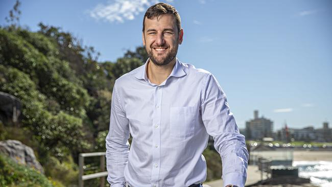 Andrew Bogut at South Bondi on the 20th of May. Picture: Adam Yip