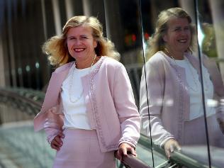 Valda Berzins, ex-CIO for Victoria Police, outside her Melbourne office in February 2008. Pic: Richard Cisar-wright