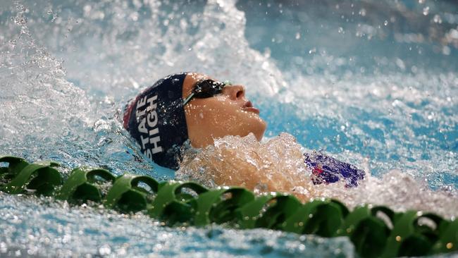 The QGSSA swimming championships at the Sleeman Sports Complex, Brisbane 28th February 2024. (Image/Josh Woning)