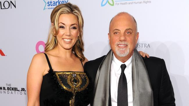 Billy Joel and wife Alexis Roderick. Picture: Dimitrios Kambouris/Getty Images