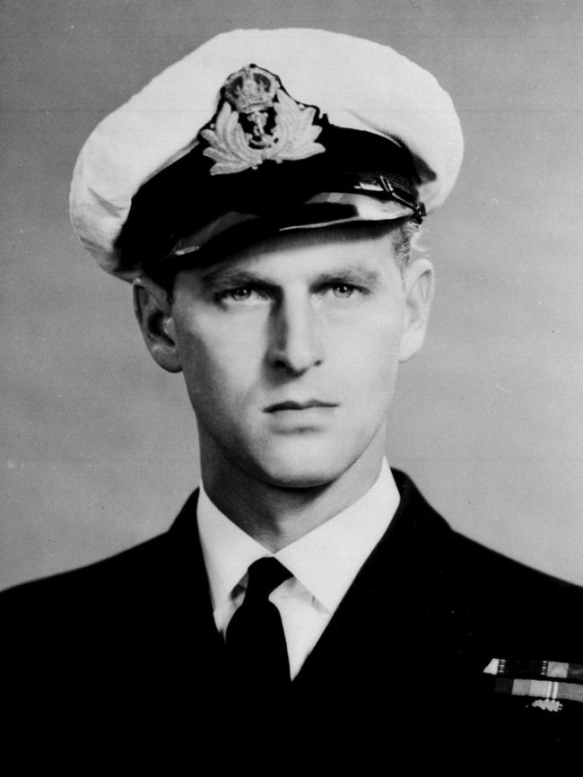 The Duke of Edinburgh during his time in the Royal Navy. Picture: Getty Images