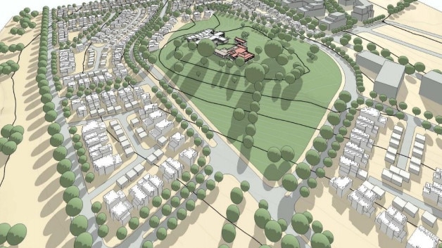 An overview of the McCall Gardens development in Box Hill