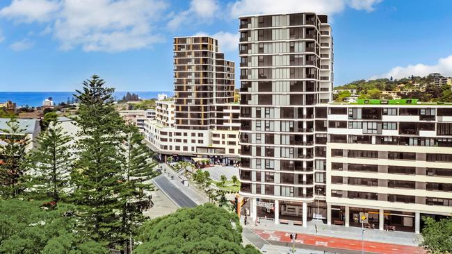 The opening of the Meriton Lighthouse at Dee Why has added to the number of units available for property investors. Picture: Meriton