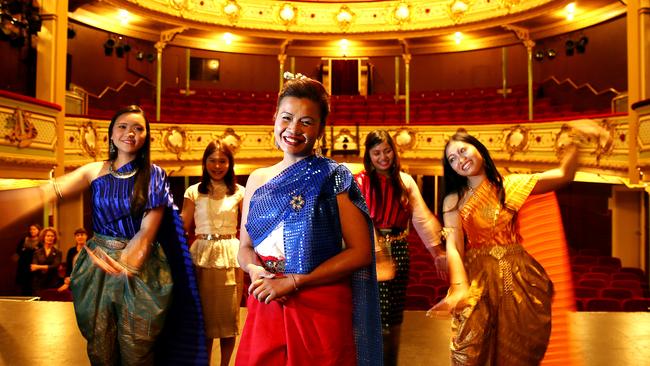 Sommai Kelly, centre, whose husband died from cancer two years ago, is staging <i>Siam Daughter </i>as a fundraiser for Cancer Council Tasmania. Picture: SAM ROSEWARNE.