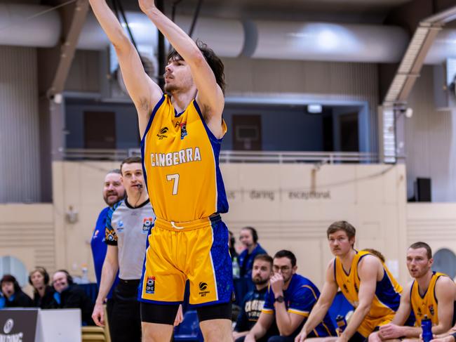 Lachlan Smith of the Canberra Gunners. Picture: Greg Francis/@DiscoveryOne_Photography