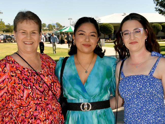 Tina Paulsen, Gaby Flores and Haylea Page. Picture: Evan Morgan