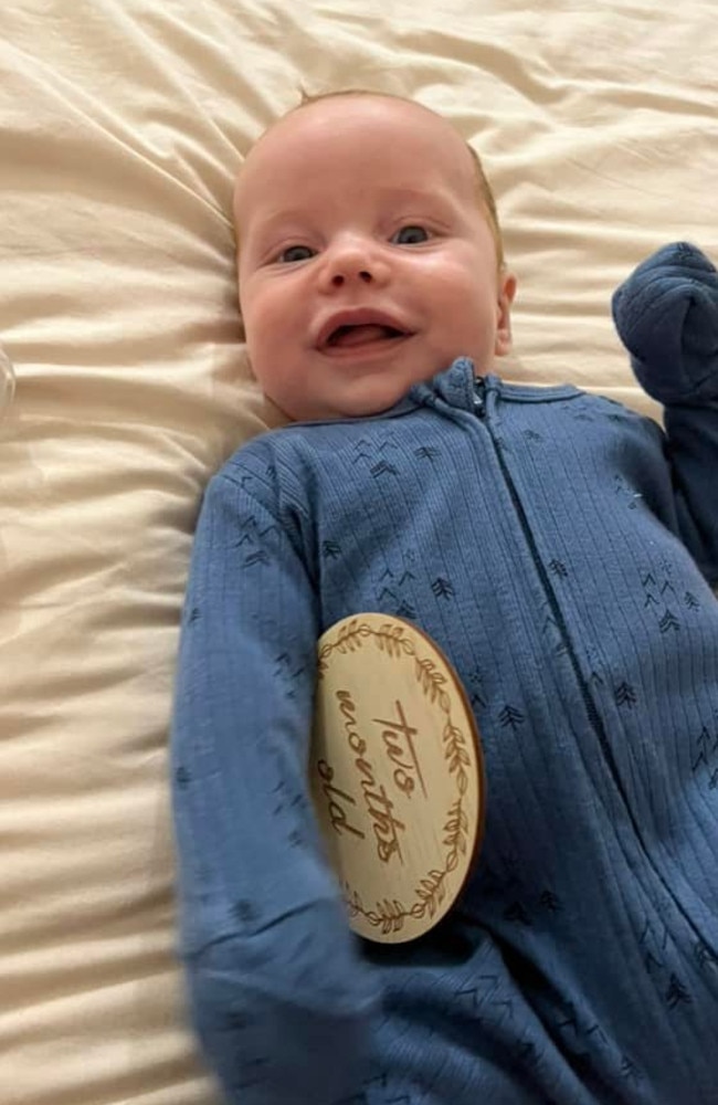 Mason Leonard Heaney was born on December 30, 2021, at Mackay Base Hospital, weighing 3408g and measuring 51cm. He is the first child to parents Tannaya and Nathan Heaney. Picture: Tannaya Heaney DMBD21