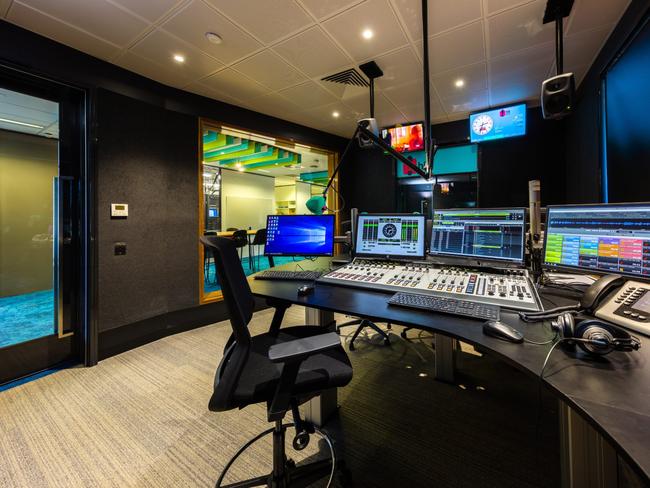 Southern Cross Media broadcast studio