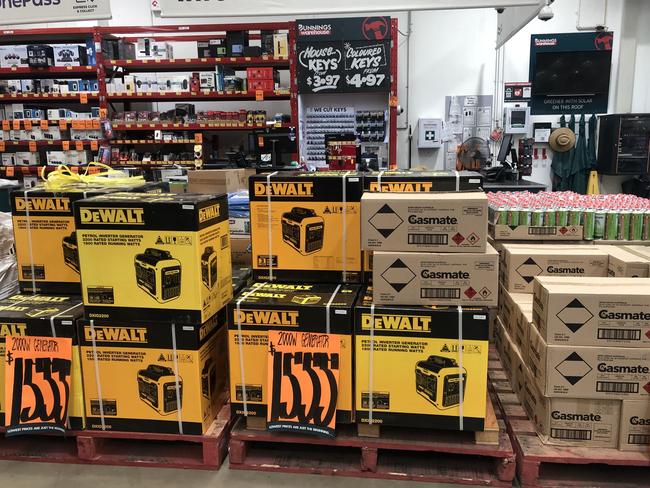 A new shipment of generators was delivered to Bunnings at Fairfield Waters on Wednesday after their stock was left empty earlier in the week.