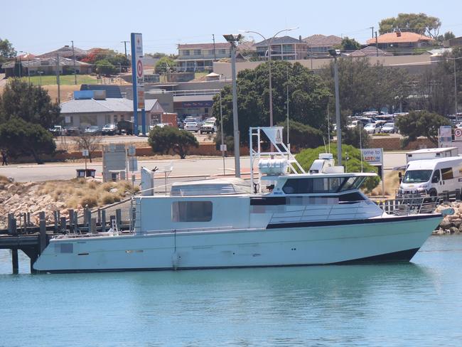 The boat from China which was seized in WA. Picture: Geraldton Guardian