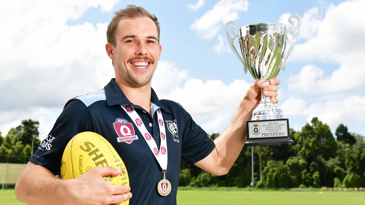 Hinterland Blues senior player Jacob Knight. Picture: Patrick Woods.