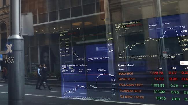 Australian shares are set to fall following mixed session on Wall Street. Picture: Ryan Pierse/Getty Images