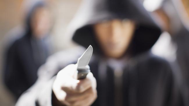 A generic image of a man with a knife. Picture: iStock