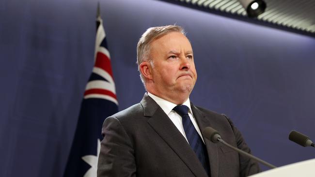 Opposition leader Anthony Albanese says any dollar borrowed in the budget should be spent on job creation and boosting productivity. Picture: Richard Dobson