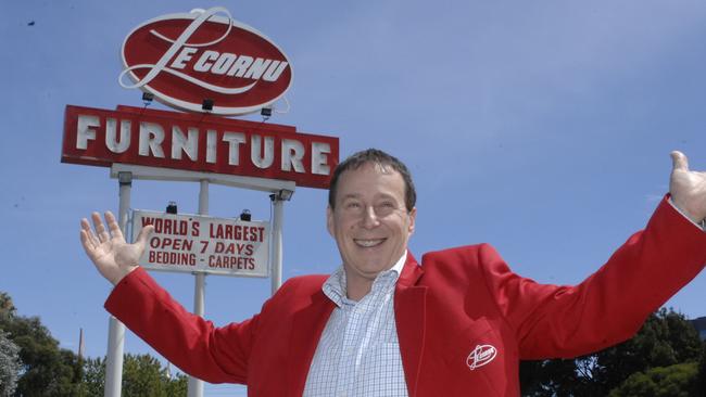 Le Cornu furniture store at Keswick has just been sold to former employee Kevin Pudney - Le Cornu family representative Peter Decure (r) looks on.