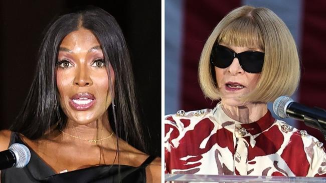 Naomi Campbell and Anna Wintour