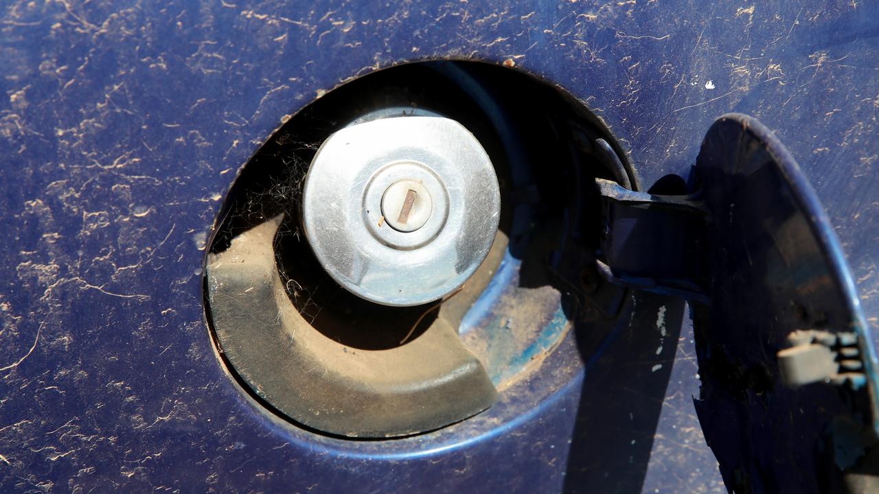 Police will examine the petrol cap of Rachelle Childs’ prized 1978 Holden Commodore. Picture: Jeff Darmanin