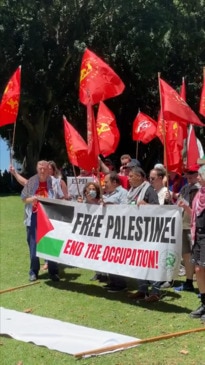 Stop The Genocide in Gaza Free Palestine protest in Sydney