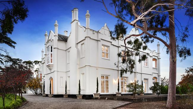 The historic Banyule homestead at 60 Buckingham Drive, Heidelberg, sold at auction for $5.2 million.