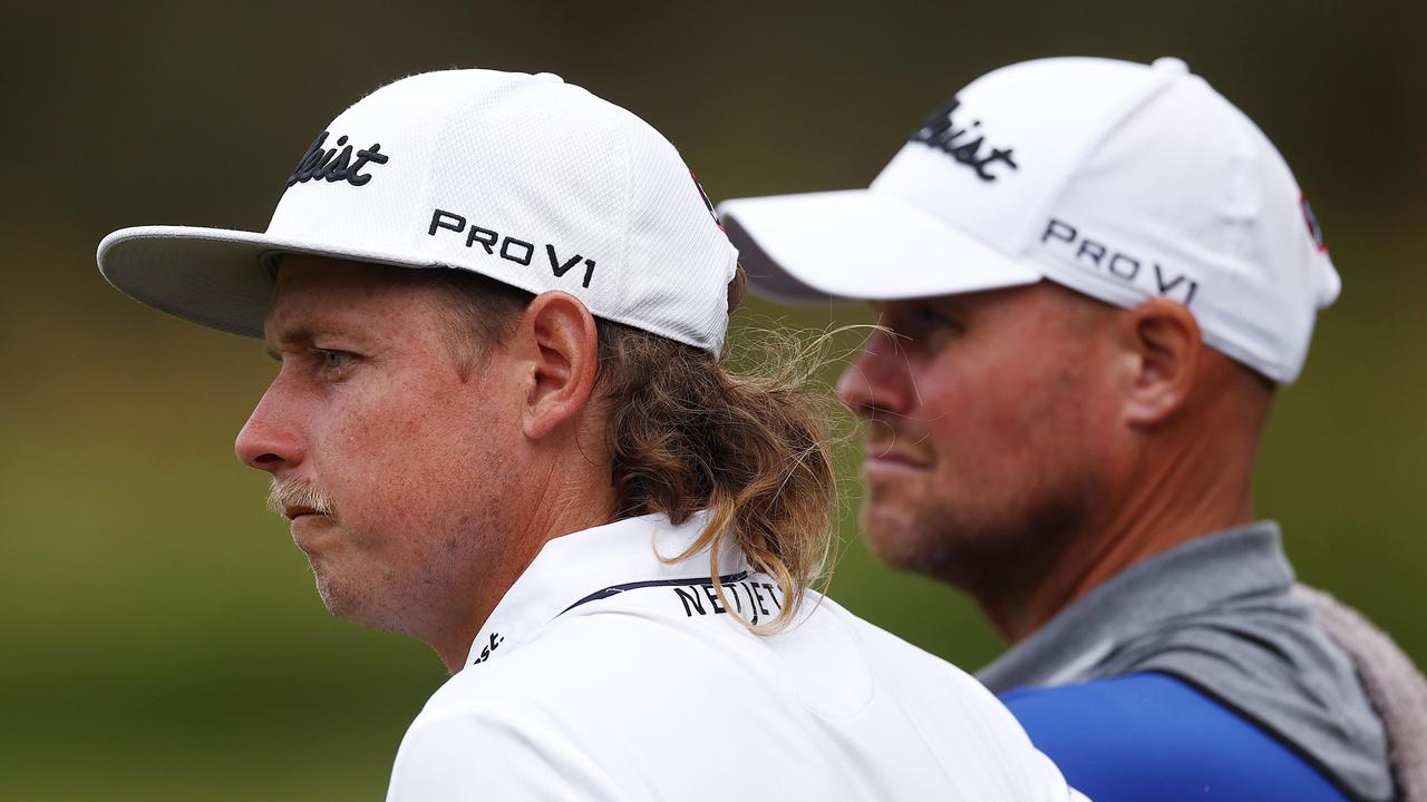 MELBOURNE . 01/12/2022. Australian Open Golf. Day 1. Australian Cam Smith during his opening round at Victoria Golf Club . Picture by Michael Klein