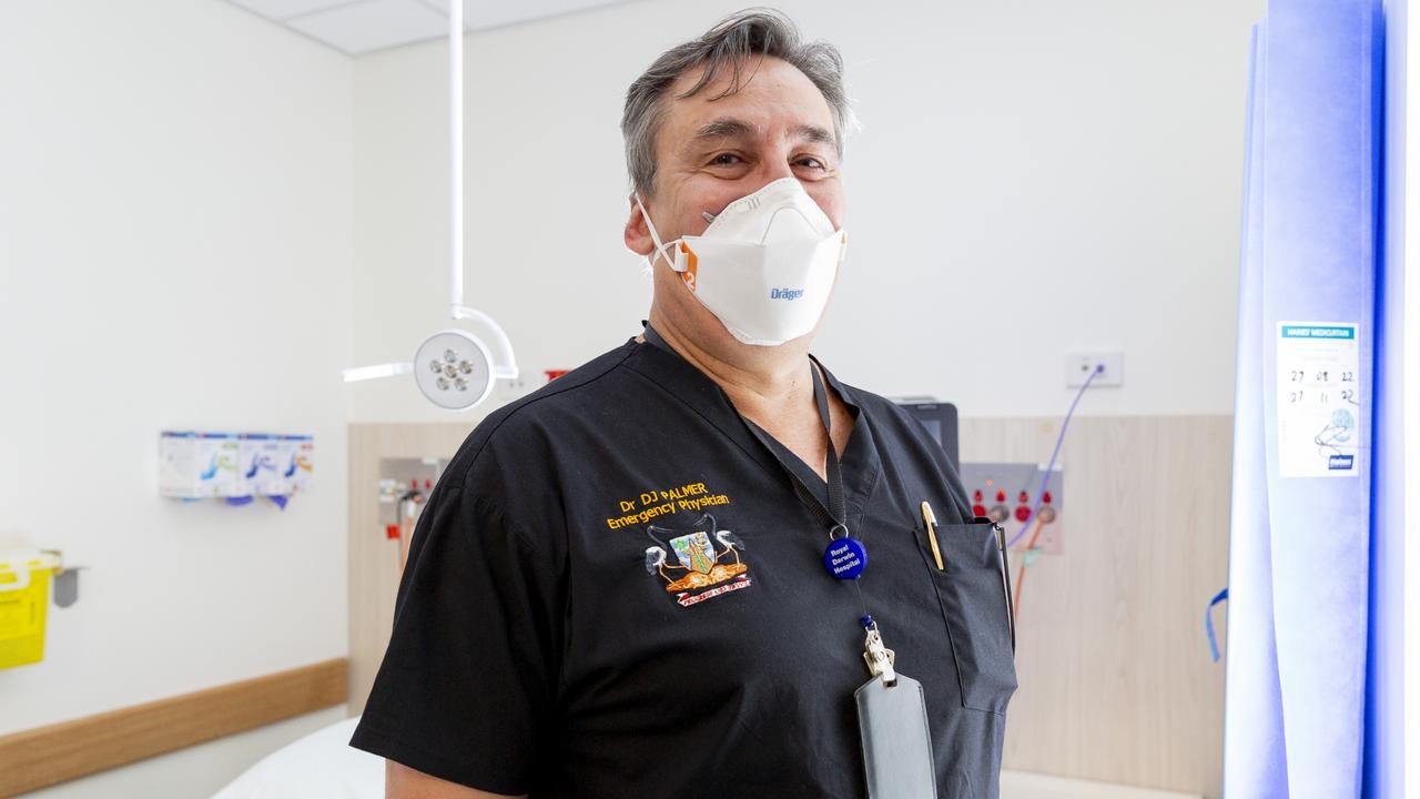 Royal Darwin Hospital and Palmerston Regional Hospital Emergency and Trauma Centre director Dr Didier Palmer. Picture: Floss Adams.