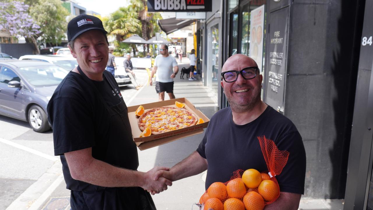 Bubba Chef Owner Damian Hopper (left), the brains behind the creation. Picture: Supplied