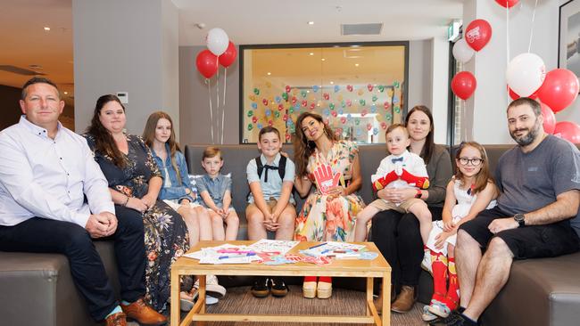 Eva Mendes at Ronald McDonald House Westmead on November 18 ahead of McHappy Day. Picture: Caroline McCredie/Getty Images