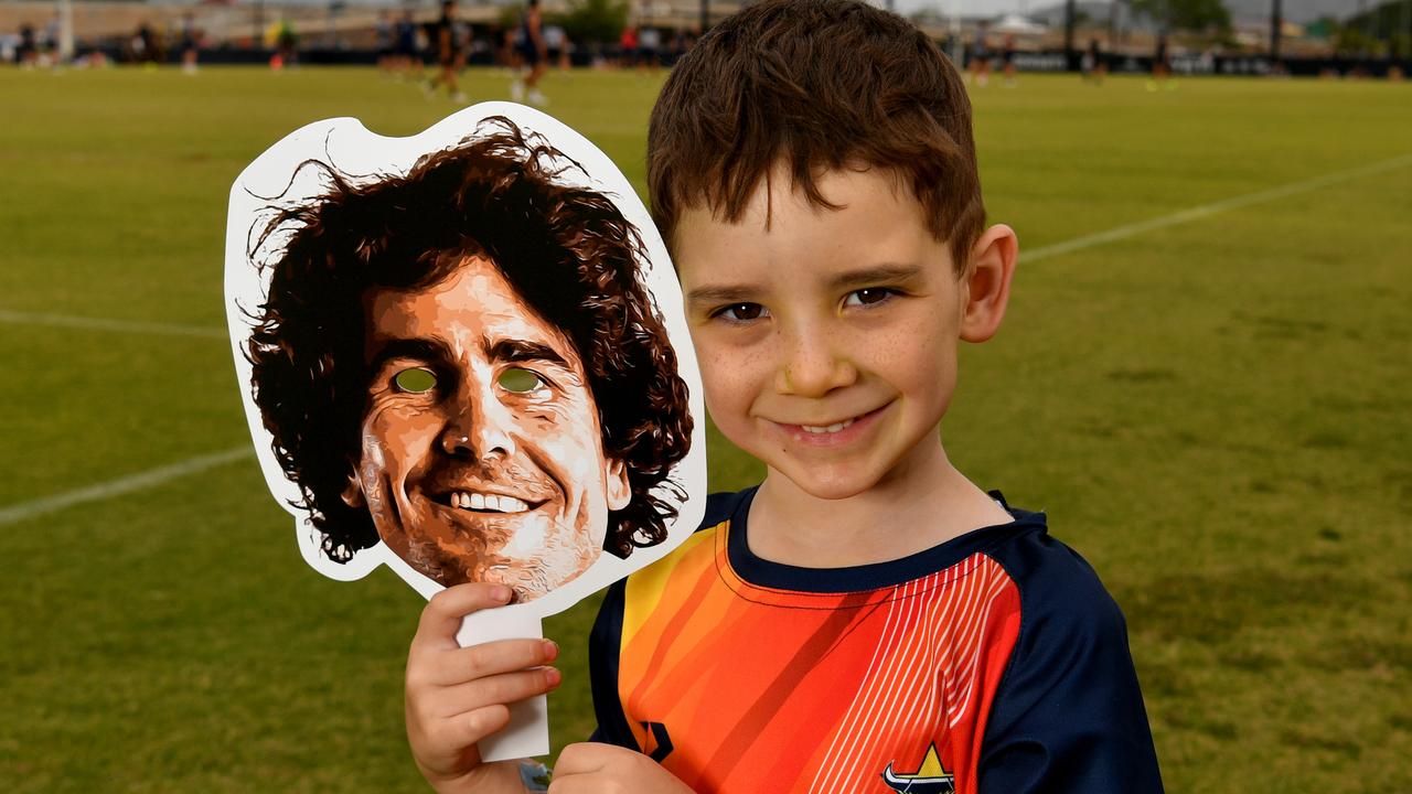 North Queensland Cowboys open training session at Cowboys HQ. Oliver Wilson, 5. Picture: Evan Morgan