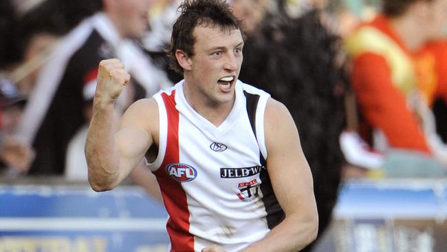 Robert Eddy during his playing days with the Saints. Picture: Jackson Flindell .