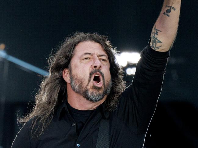 MELBOURNE AUSTRALIA - 04/12/2023 Dave Grohl performs with the Foo Fighters at AAMI Park.PICTURE : David Geraghty