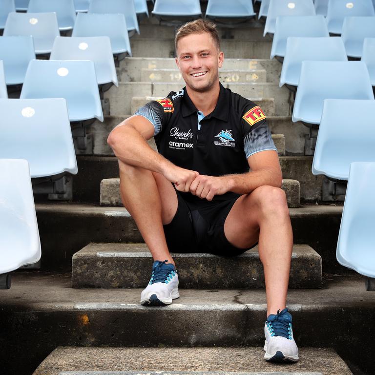 Matt Moylan is ‘training the house down’ ahead of the start of the 2021 season. Picture: Richard Dobson