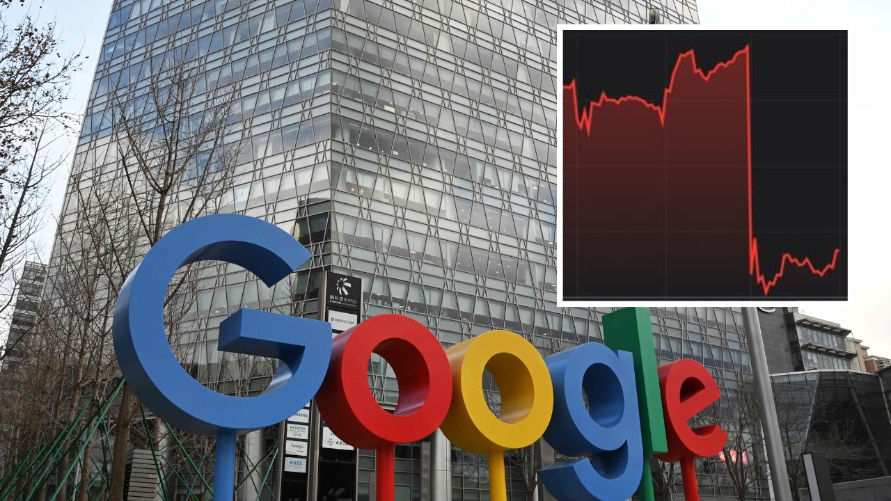 Google shares crash after $75 billion surprise