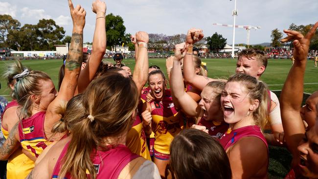 The Lions are through to a preliminary final. Picture: Michael Willson/AFL Photos