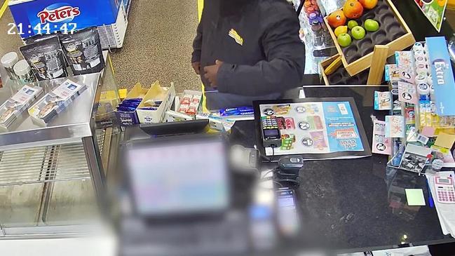 CCTV armed robbery in Toowoomba