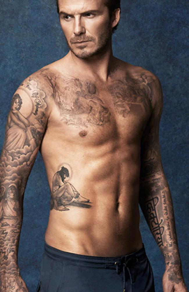 David Beckham has a matching one on his left forearm.